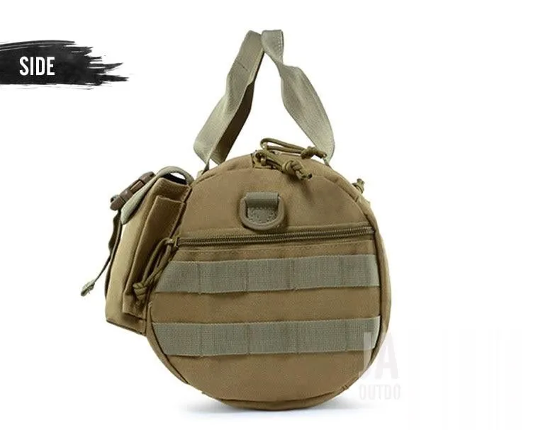 20L Military Army Tactical Molle Barrel Duffel Bag