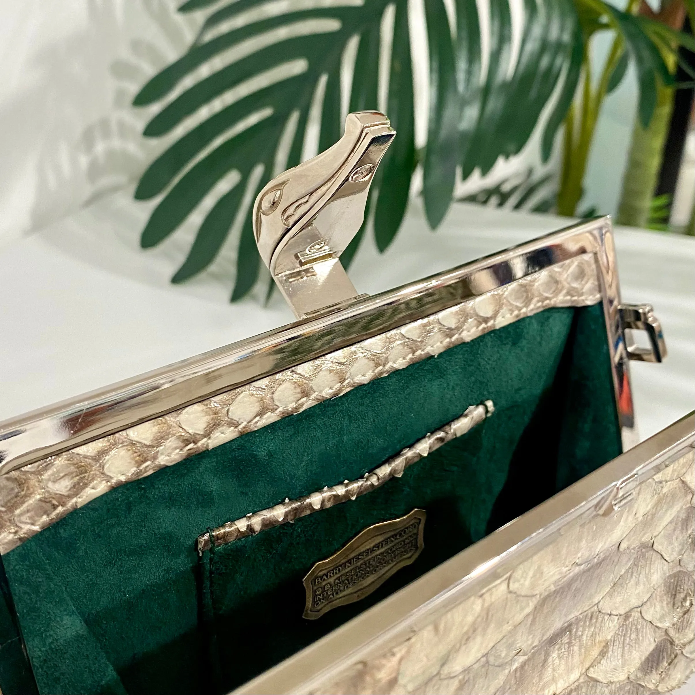 Barry Kieselstein-Cord Python Clutch