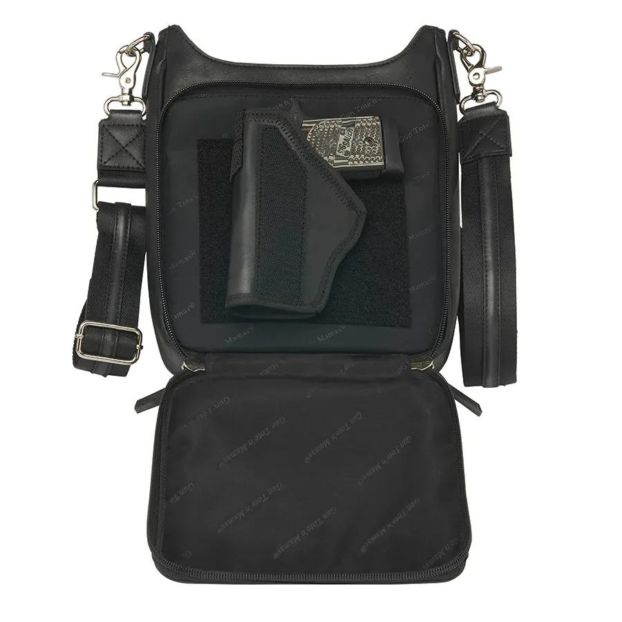 Camo Crossbody Leather Mail Pouch