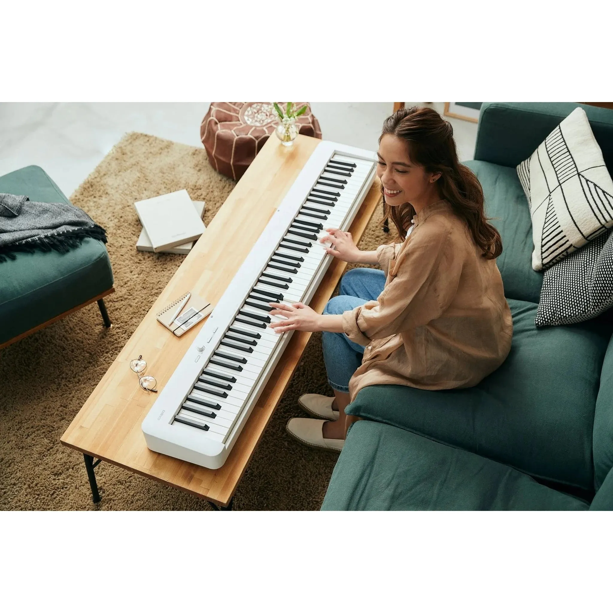 Casio CDP-S110 Digital Piano - White
