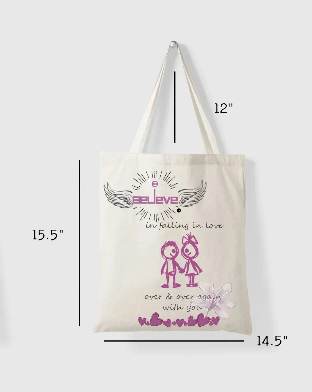 I Believe in You Daily Thaila -  Canvas Reusable Bags