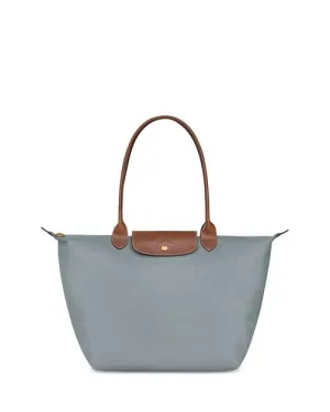 Le Pliage Original Longchamp Large Nylon Crossbody Bag, Gray