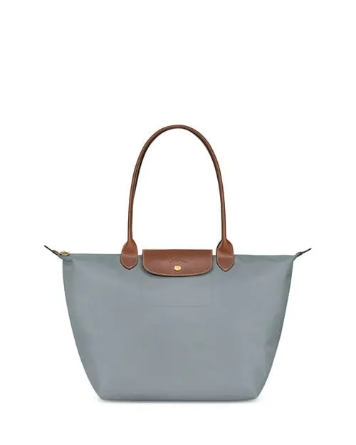 Le Pliage Original Longchamp Large Nylon Crossbody Bag, Gray