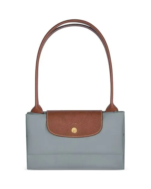 Le Pliage Original Longchamp Large Nylon Crossbody Bag, Gray