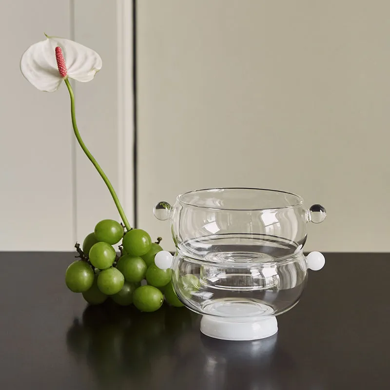 Milk Jade Balls Glass Bowl Ins Style