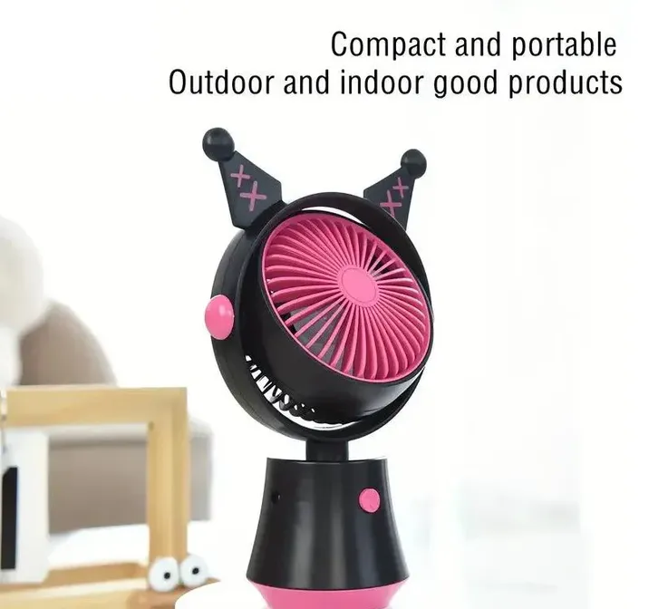Rechargeable Kuromi Fashion Cartoon Fan