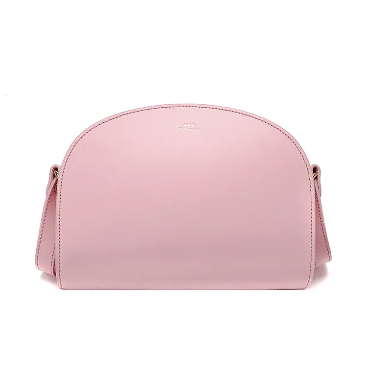SAC DEMI-LUNE_FAB ROSE PALE