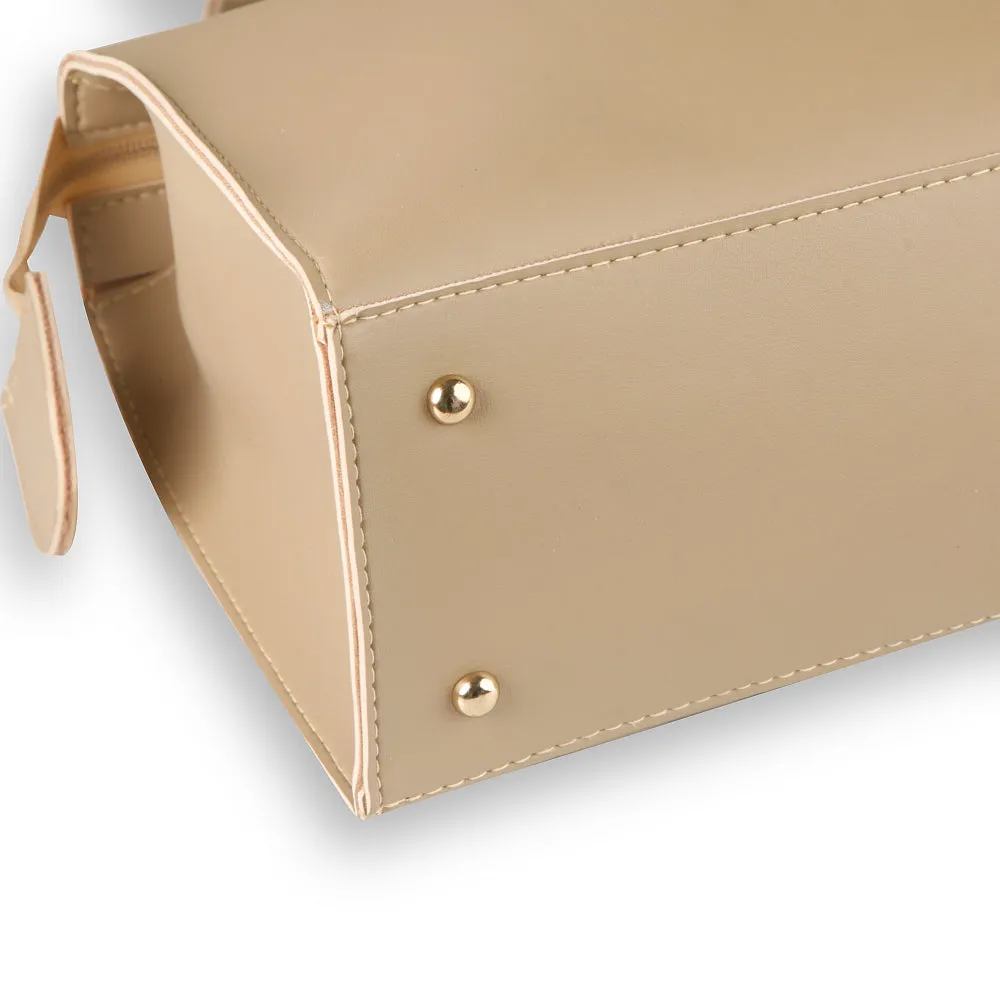 Vivan Beige 3 Piece HandbBag