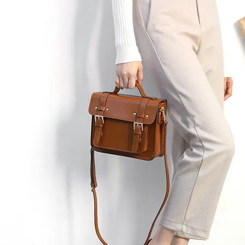 Women's Satchel Small Leather Satchel Cross Body Satchel